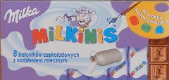 Milka male Milkinis w srodku kolorowanka